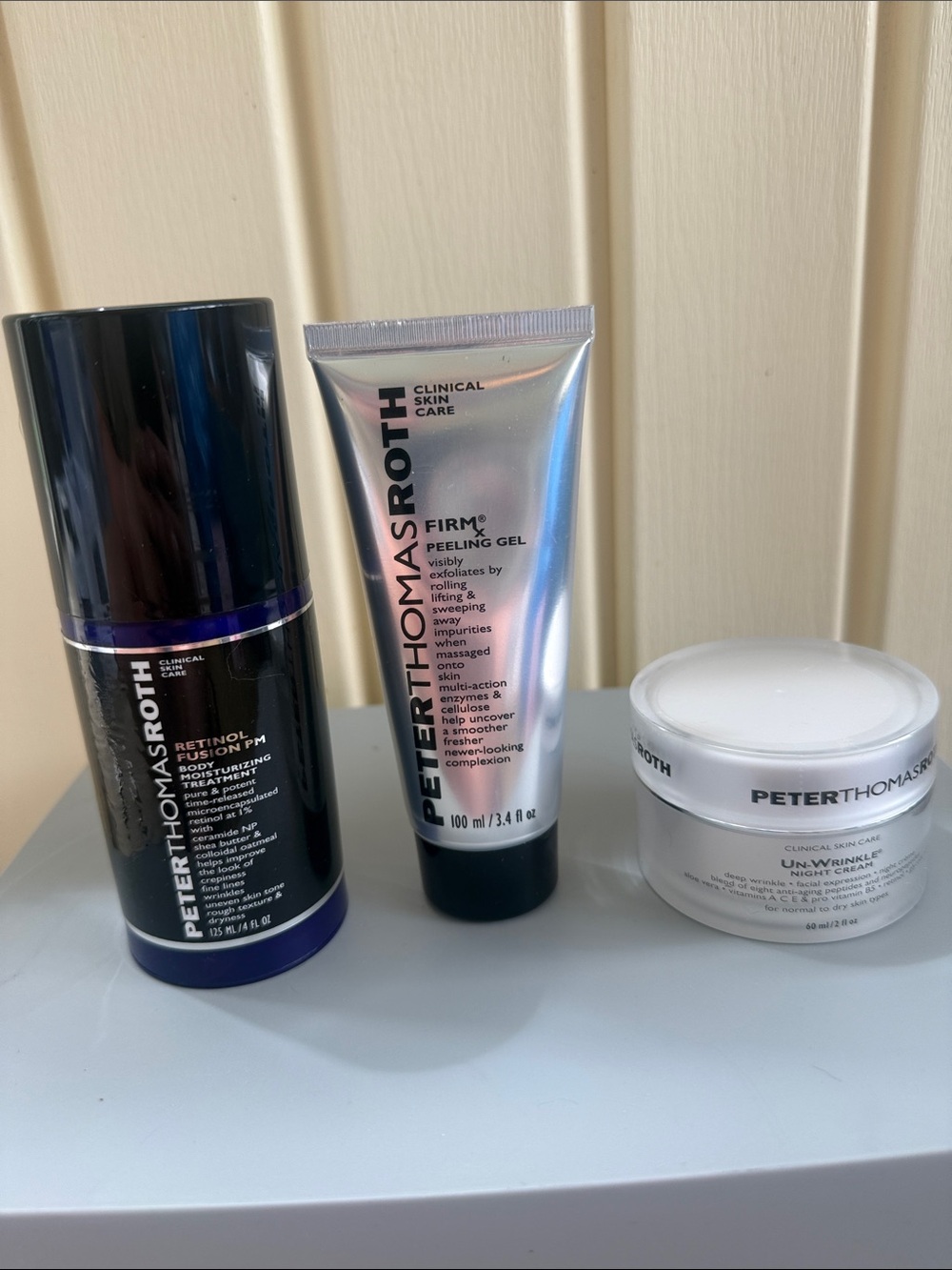 Peter Thomas Roth Trio in Silver, Black & White Packaging